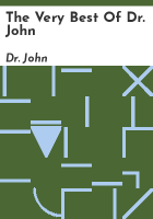 The_very_best_of_Dr__John